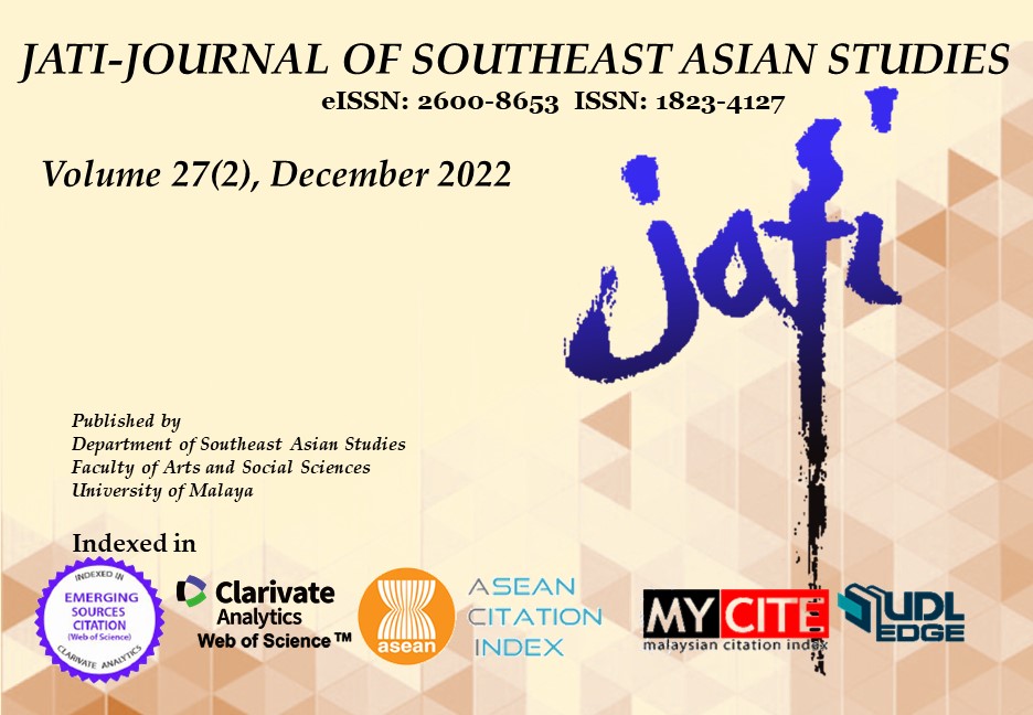 					View Vol. 27 No. 2 (2022): JATI-Journal of Southeast Asian Studies 
				